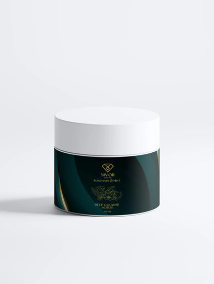 Deep Cleanse Scalp Scrub, Rosemary & Mint NIVOR